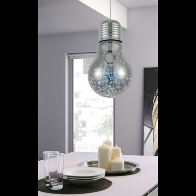 Large bulb deals pendant light