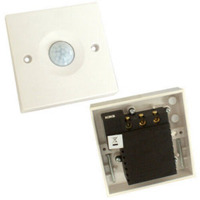 PIR Motion Sensor Wall Light Switch 1 Gang Way 10A Ceiling Movement Automatic