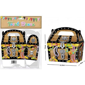 Pirate Treasure Lunch Box (Pack of 10) Multicoloured (One Size)