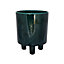 Pisa Indoor Planter - Ceramic - H24 x W20 x L20 cm - Emerald