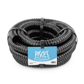 Pisces 0.75in (20mm) Corrugated Black Pond Flexi-hose (by The Metre)