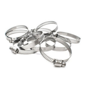 Pisces 10 Pack 35-51mm Stainless Steel Clips for 40mm hose
