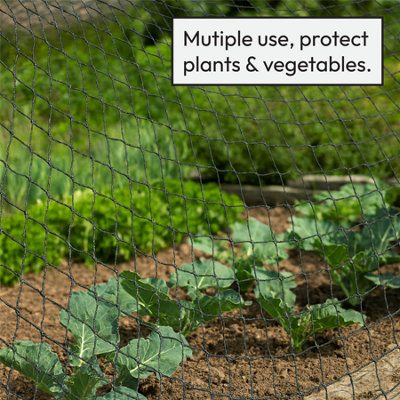 Pisces 10 x 6m Pond Protection Netting with 24 Pegs Cover Net Garden ...