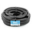 Pisces 15 Metres Of 20mm Corrugated Flexible Black Pond Hose Pipe