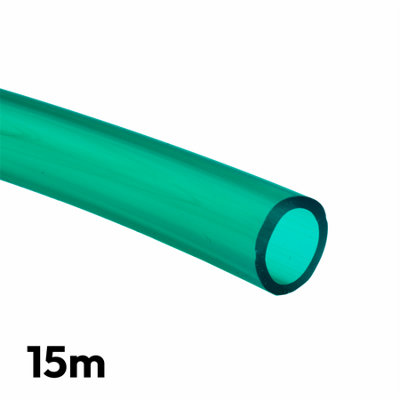 Pisces 15m Green PVC Pond Hose - 3/8" (9.5mm approx)