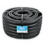 Pisces 25 Metres Of 40mm Corrugated Flexible Black Pond Hose Pipe