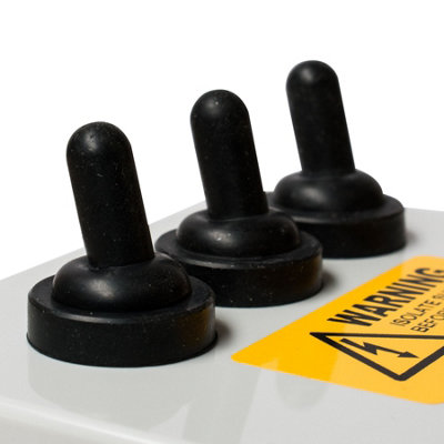 Pisces 3 Way Garden Switch Box - with Neon Indicator Light