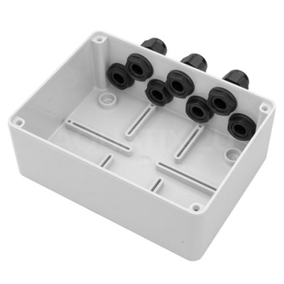 Pisces 6 Way Garden Switch Box - with Neon Indicator Light