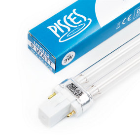 Pisces 9w (watt) PLS Replacement UV Bulb Lamp for Pond Filter UVC