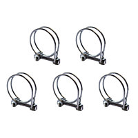 Pisces Double Wire Clips for 20mm Pond Hose (5 pack)