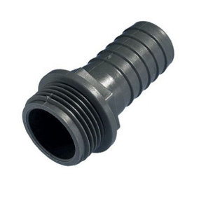 Pisces Male BSP hosetail connector 13mm barb to 0.5in thread