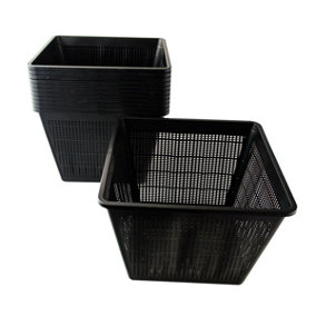 Pisces Pond Square Planting Basket 28 x 28 x 18cm -12 Pack