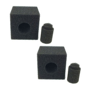 Pisces Twin Pack - 8'' x 8'' x 8' Pre-filter Foam cube For Pond Pumps