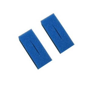 Pisces Twin Pack Replacement Filter Foam Blue Coarse Compatible With Oase Biotec 12