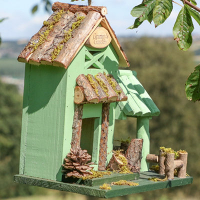 Recycled handpainted 2024 birdhouse