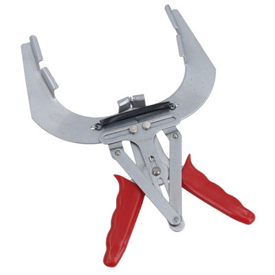 15PCS Piston Ring Compressor Tool Set - 62-145mm Engine Piston Ring Puller With 13 Bands & 2 Pliers For Car/Truck Repair