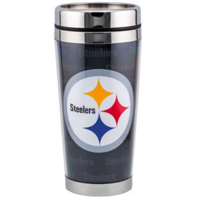 Pittsburgh Steelers Wrap Travel Mug Blue/White/Yellow (One Size)