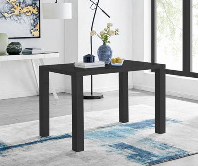 Simple black deals dining table