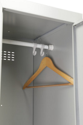 PL 2 Door Red Add On Locker Electronic