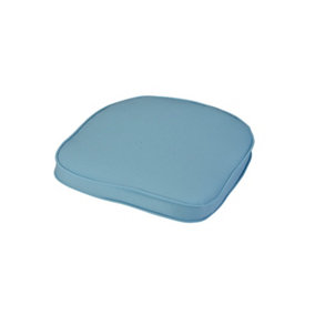 Placid Standard D Pad Outdoor Garden Furniture Cushion - L41 x W38 x H4 cm - Blue