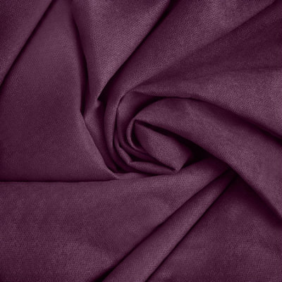 Plain 45cm x 45cm Velvet Chenille Cushion Aubergine