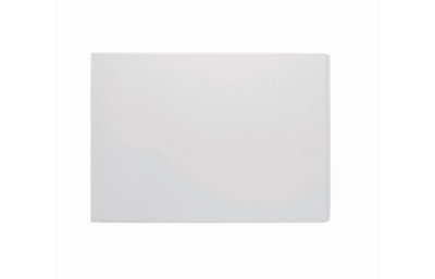 Plain 750mm Bath End Panel - White - Luxury Bathrooms