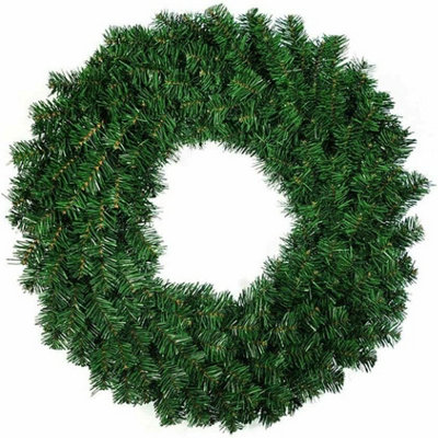 Plain Artificial Green Spruce Wreath Rings For DIY Christmas Pine