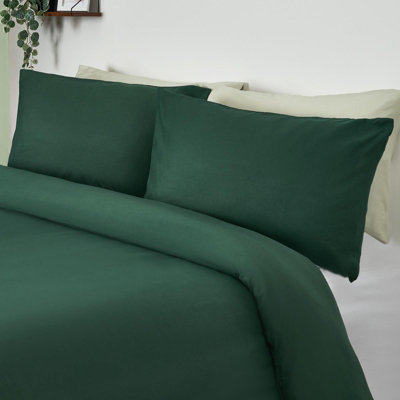 Plain Dye 2 x Pack of Housewife Pair Pillowcases Set
