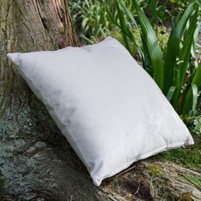 Plain Grey Cotton Indoor Outdoor Garden Furniture Chair Cushion