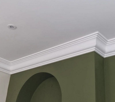Plain Ogee Plaster Coving 60mm x 80mm - 24m Pack - 4