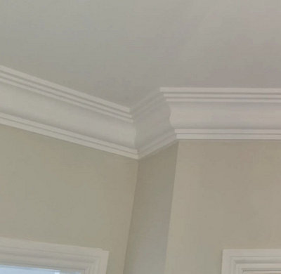 Plain Ogee Plaster Coving 60mm x 80mm - 24m Pack - 6