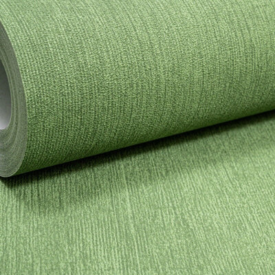 Plain Olive Green Wallpaper Modern Stylish Textured Paste The Wall ...