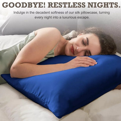 Plain Pillowcase Anti Allergic Microfiber Pillow Cover 50 X75 CM