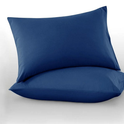 Plain Pillowcase Anti Allergic Microfiber Pillow Cover 50 X75 CM