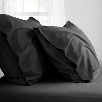 Plain Pillowcase Luxury Bed Pillow Protector Cover Soft & Cozy Pillow Cover 50 X 75 CM