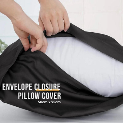 Plain Pillowcase Luxury Bed Pillow Protector Cover Soft & Cozy Pillow Cover 50 X 75 CM