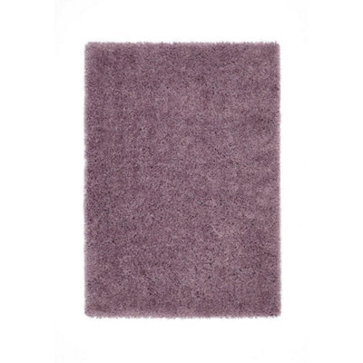 Plain Rug, 50mm Thick Anti-Shed Rug, Luxurious Handmade Rug, Modern Shaggy Rug for Bedroom, & Dining Room-90cm X 150cm