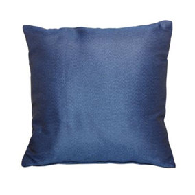 Plain Scatter Outdoor Cushion - Pack of 2 - Polyster - H10 x W45 x L45 cm - Blue
