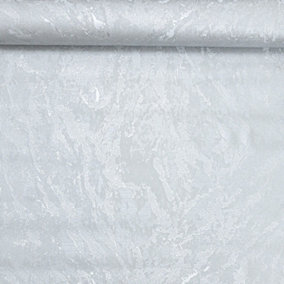 Plain Silver Metallic Wallpaper Textured Shimmer HeavyWeight Thick Vinyl Marble