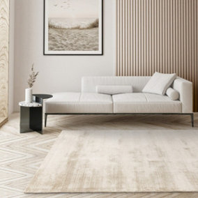 Plain Sparkle Handmade Luxurious Modern Rug for Living Room and Bedroom-120cm X 170cm