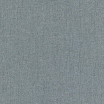 Plain wallpaper blue - 0,53 x 10,05 m
