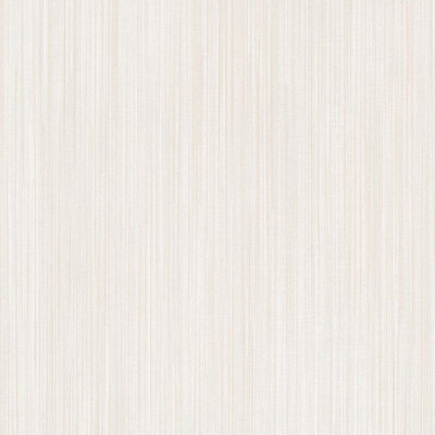 Plain wallpaper in cream - 0.53 x 10.05 m