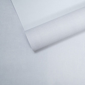 Plain White Textured Wallpaper Linen Weave Effect Thick Slightly Imperfect Vinyl