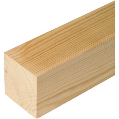 Planed All Round Redwood Timber- 100mm (W) x 100mm (T) x 4200mm (L ...