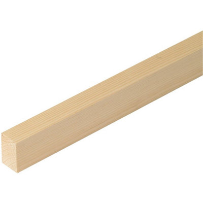 Planed All Round Redwood Timber- 38mm (W) x 25mm (T) x 3600mm (L ...