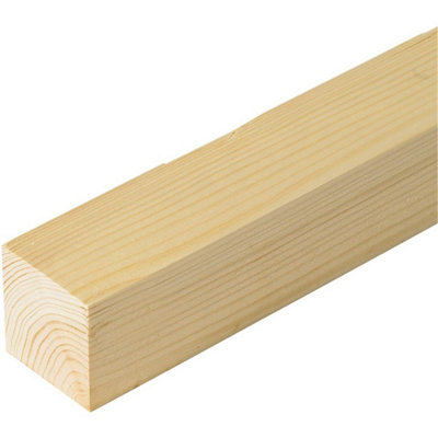 Planed All Round Redwood Timber- 75mm (W) x 75mm (T) x 3000mm (L ...