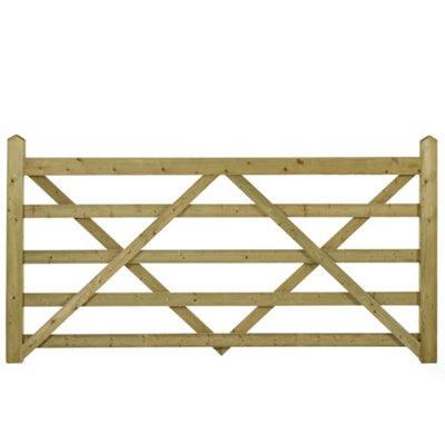 Planed Diamond Brace Gate - 0.9m Wide x 1.2m High