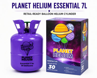 Planet Helium 7L Tank 30 Balloons