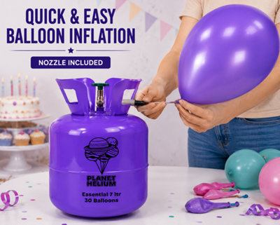 Planet Helium 7L Tank 30 Balloons