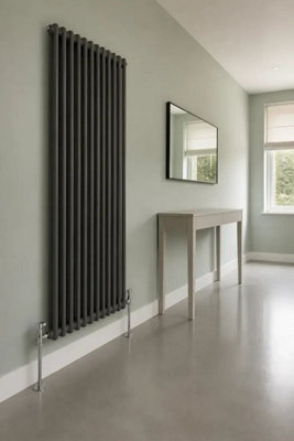 Planet Radiators 2 Column 1500 x 560 Anthracite